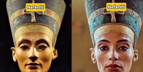 Begini Wajah Cleopatra hingga Firaun Direkayasa AI, Penampakannya Bikin Takjub