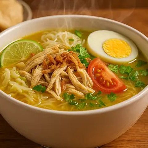 Soto Ayam (created by AI)