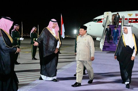 Prabowo tiba di Jeddah