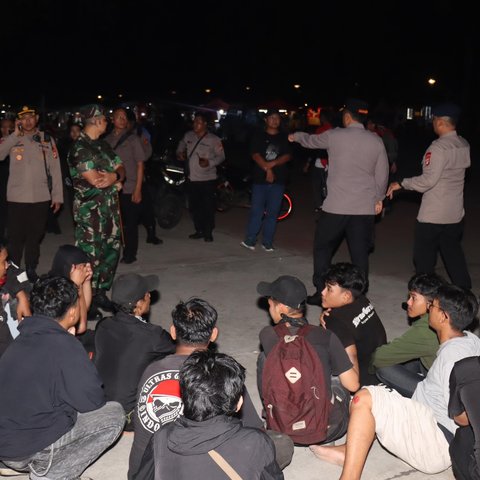 Polisi tangkap puluhan supoter timnas bentrok di gbk