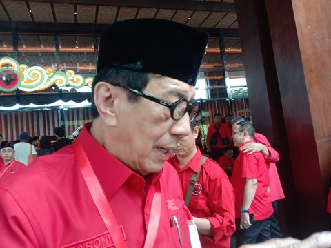 Yasonna Laoly di Bimtek PDIP Bali