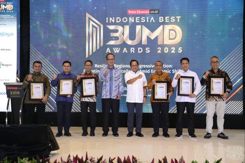 Mendagri Muhammad Tito Karnavian di Acara Indonesia Best BUMD Awards 2025