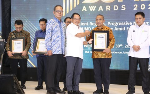 Mendagri Muhammad Tito Karnavian di Acara Indonesia Best BUMD Awards 2025