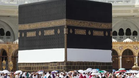 Untuk diketahui, dalam rangkaian ibadah haji, puncaknya adalah wukuf di Arafah yang dilaksanakan pada 9 Zulhijah dalam kalender Hijriah. (Foto oleh AFP)