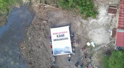 Demo Protes Proyek PT SAS Timbun Rawa, Warga Jambi Khawatir Banjir dan Polusi Udara