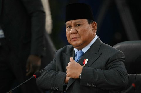 Presiden Indonesia Prabowo Subianto saat menghadiri sesi pleno pertama KTT BRICS di Rio de Janeiro, Brasil, (06/07/2025).