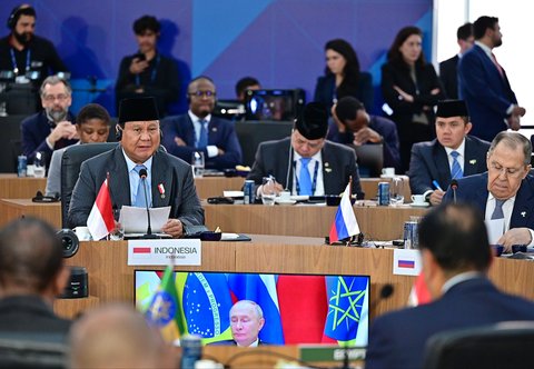 Prabowo Bicara di KTT BRICS 2025