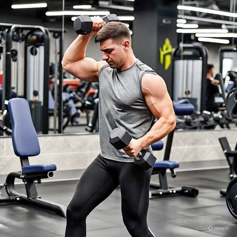 Outfit Gym Pria by Meta AI