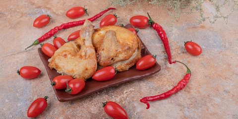 Ilustrasi Ayam Geprek