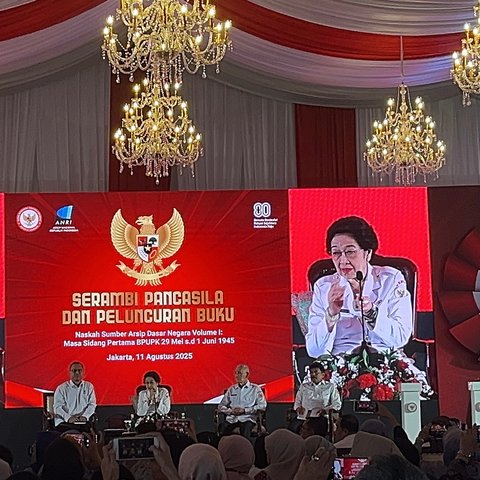 Megawati di Gedung ANRI