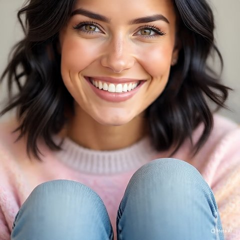 Rambut Medium dengan Volume