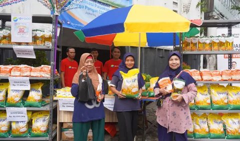 Bazaar bahan pangan sembako murah di 80 titik di Indonesia. (Foto: PT Perusahaan Perdagangan Indonesia)
