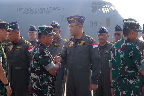 Satgas Garuda Merah Putih 2 Terbang ke Gaza Bawa Bantuan 17,8 Ton