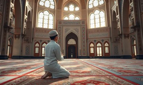 tata cara sholat jamak dzuhur dan ashar Ilustrasi dibuat AI