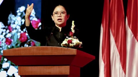 Ketua DPP PDIP Bidang Politik, Puan Maharani saat memberikan pengarahan dalam acara Bimtek di The Meru Sanur & Bali Beach Convention Center, Denpasar. (Foto: Tim Media PDIP).