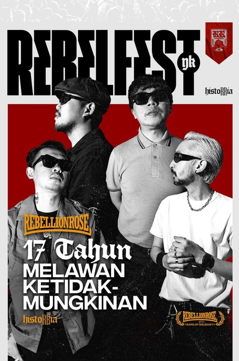 YK Rebelfest 2025, 17 Band Siap Turun Panggung dan Goncangkan Yogyakarta di Stadion Maguwoharjo