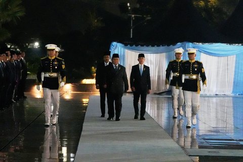 Presiden Prabowo Pimpin Upacara Ziarah dan Renungan Suci HUT RI ke-80