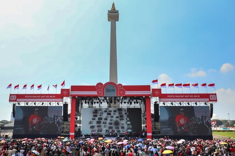 BRI Turut Sukseskan Pesta Rakyat & Karnaval HUT ke-80 RI di Monas