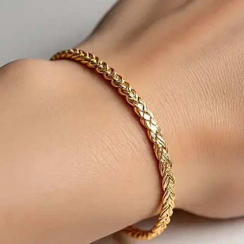 Model Gelang Tali Terbaru Emas 24 Karat 3 Gram (Meta AI)