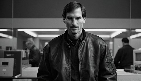 Jaket Coklat Steve Jobs yang Dipakai Berpose Acungkan Jari Tengah di Kantor IBM Dilelang, Harganya Rp 372 juta
