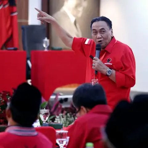 Ketua Badan Pemenangan Pemilu PDIP Bambang Wuryanto dalam Rakernas III PDIP. (Dokumentasi PDIP)