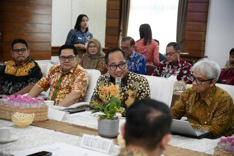 Wakil Wali Kota Semarang, Iswar Aminuddin menerima Kunjungan Komisi II DPR