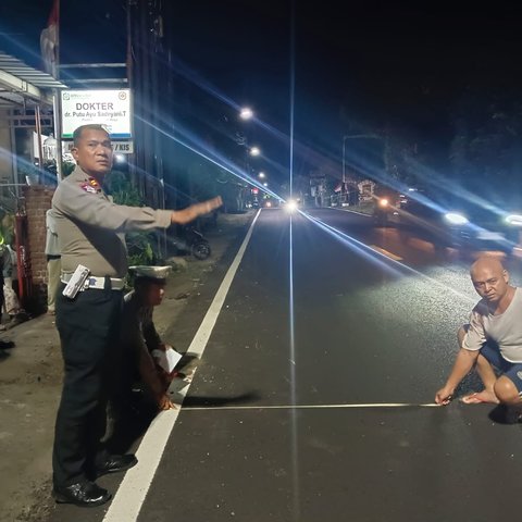 Olah TKP Polisi Tewas jadi Korban Tabrak lari