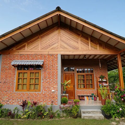 Model Rustic Modern atau Tropis Natural Kayu