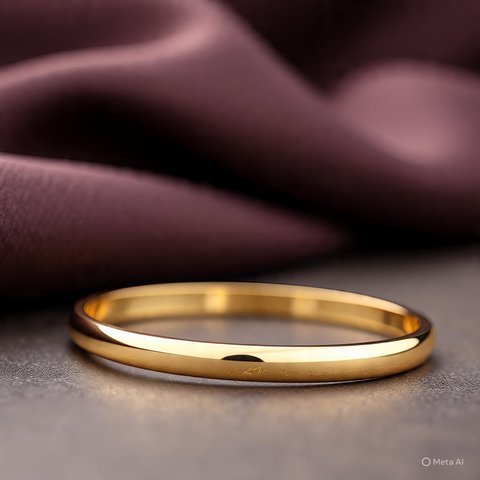 Ilustrasi Gelang Emas Bangle