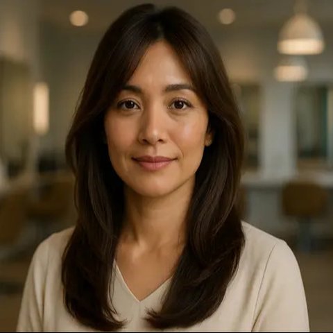 Model Rambut Layer untuk Ibu-Ibu Usia 30--40 Tahun (created by AI)