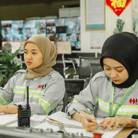Pengolahan nikel Harita Nickel di Pulau Obi, Maluku Utara (22/08/2025).