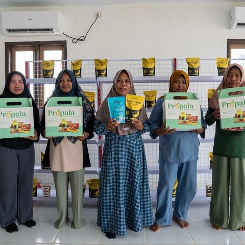 Pengolahan nikel Harita Nickel di Pulau Obi, Maluku Utara (22/08/2025).