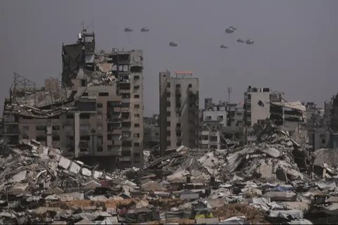 Dalam beberapa pekan terakhir, tekanan internasional semakin meningkat untuk segera diberlakukan gencatan senjata antara Israel dan Hamas di Gaza. (Eyad BABA/AFP)