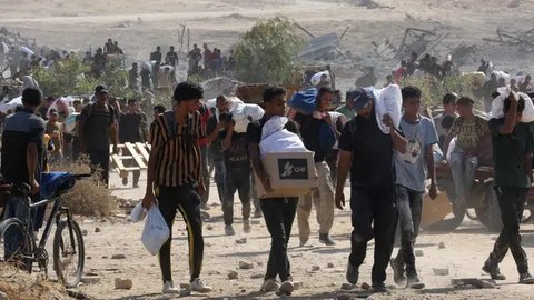 Dalam beberapa pekan terakhir, tekanan internasional semakin meningkat untuk segera diberlakukan gencatan senjata antara Israel dan Hamas di Gaza. (Eyad BABA/AFP)