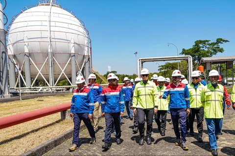 Direktur Utama Pertamina Patra Niaga Mars Ega Legowo Putra Tinjau Terminal LPG