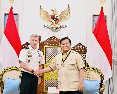 Prabowo Terima Medali Kehormatan dari Komando Operasi Khusus AS