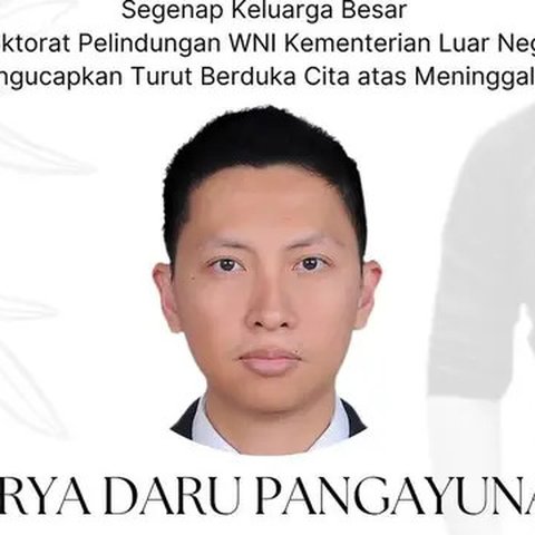 Diplomat Kemlu RI Arya Daru Pangayunan ditemukan meninggal di kamar kosnya di kawasan Gondangdia Kecil, Jakarta Pusat, Selasa (8/7/2025). (Foto: Instagram/@peduliwni)