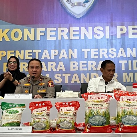 Barang Bukti Beras Oplosan