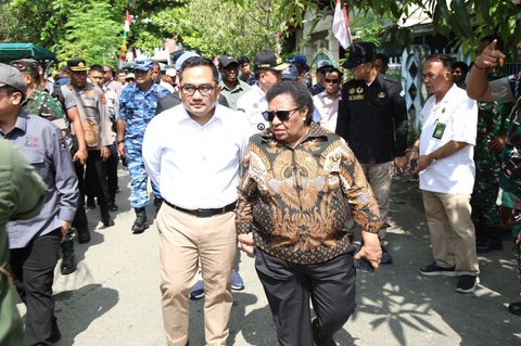 Wamendagri Ribka Haluk meninjau langsung pelaksanaan Pemungutan Suara Ulang (PSU) di Provinsi Papua