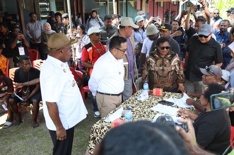 Wamendagri Ribka Haluk meninjau langsung pelaksanaan Pemungutan Suara Ulang (PSU) di Provinsi Papua