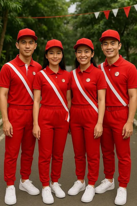 Ide Kostum Lomba Gerak Jalan 17 Agustus 2025, Unik dan Meriah/AI