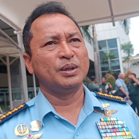 Kepala Staf Angkatan Udara (KASAU) Marsekal TNI Mohamad Tonny Harjono di Gedung Parlemen, Jakarta. (Foto: Merdeka.com/Nur Habibie).