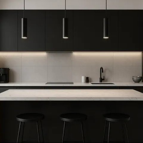 7 Model Dapur Minimalis Modern Terbaru, Bikin Tampilan Rumah Makin Rapi dan Elegan (sumber: AI)