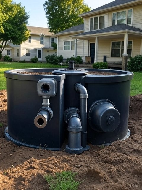Ilustrasi septic tank