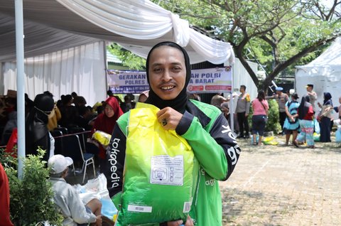 Gerakan Pangan Murah Polri di Jakarta Barat