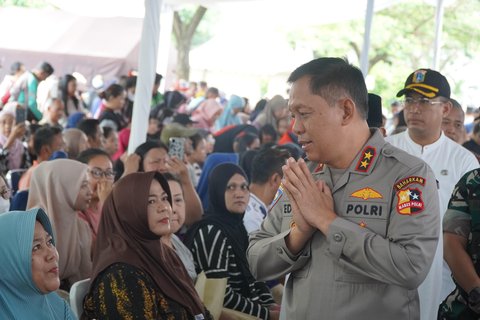 Gerakan Pangan Murah Polri di Jakarta Barat