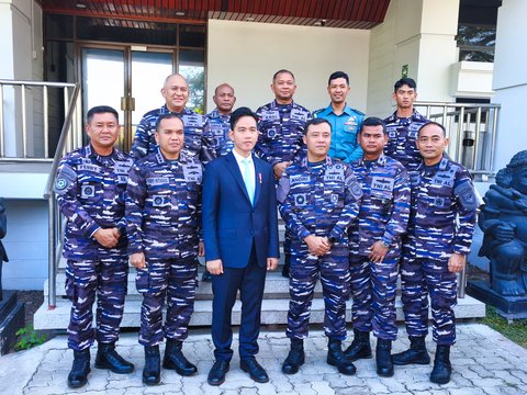 Satgas Port Visit TNI AL Temui Diaspora Indonesia di Papua Nugini