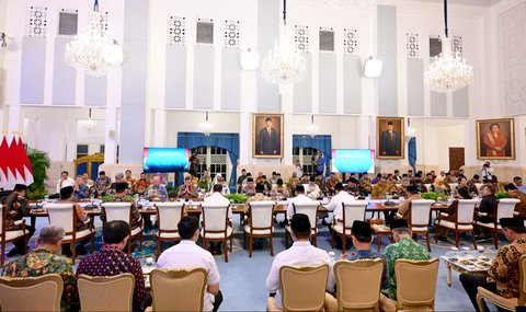 Prabowo bertemu tokoh lintas agama, kelompok agama, hingga pimpinan partai politik di Istana