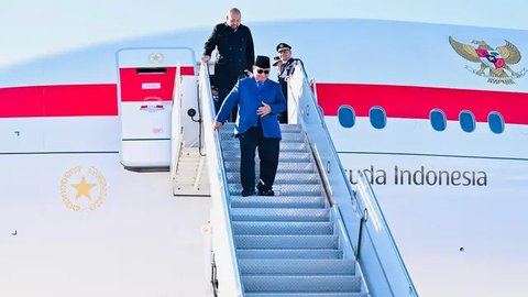 Presiden Prabowo tiba di New York untuk menghadiri sidang PBB.