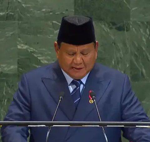 Presiden Indonesia Prabowo Subianto pada Selasa (23/9/2025) menyampaikan komitmen Indonesia untuk menjadi pilar solidaritas global (Dok. United Nations).